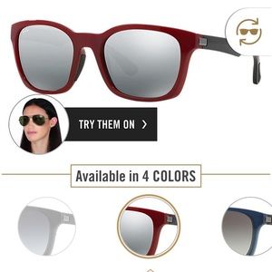 Ray Bans RB4197 Red Unisex with Silver Lenses